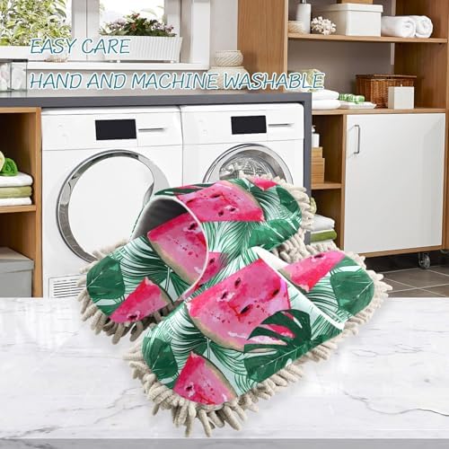 Sinestour Watermelon Mop Slippers for Floor Cleaning 1