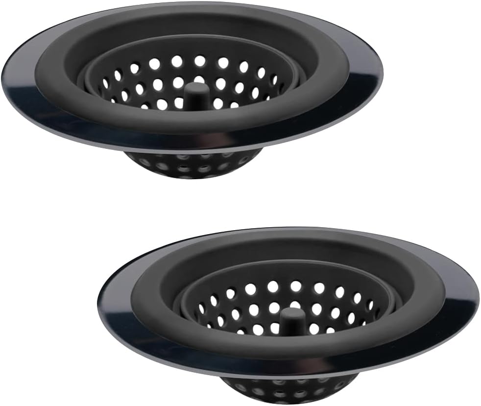 MW-NIHOLA 2PCS Sink Strainers Flexible and Rust Free