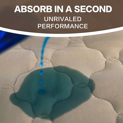 Alsunny Washable Bed Pads for Incontinence 2 Pack
