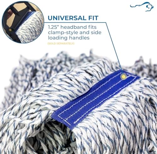 KLEEN HANDLER Cut End Finish Mop Replacement Head