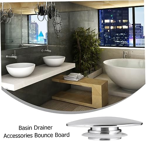 TEHAUX Pop Up Bathtub Drain Cover Zinc Alloy Easy Clean