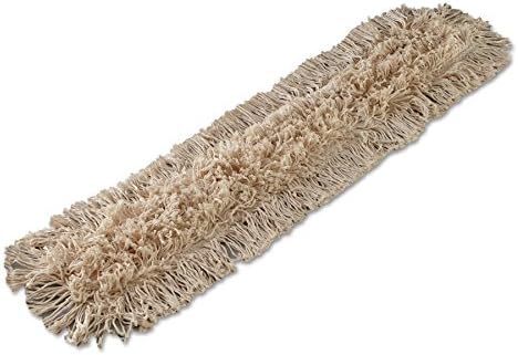 Boardwalk BWK1036 36 in x 3 in Cotton Dust Mop Head - White