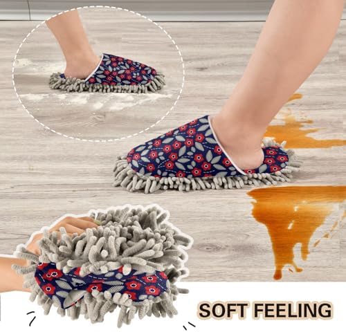 Kigai Microfiber Slippers for Floor Cleaning Universal Size L