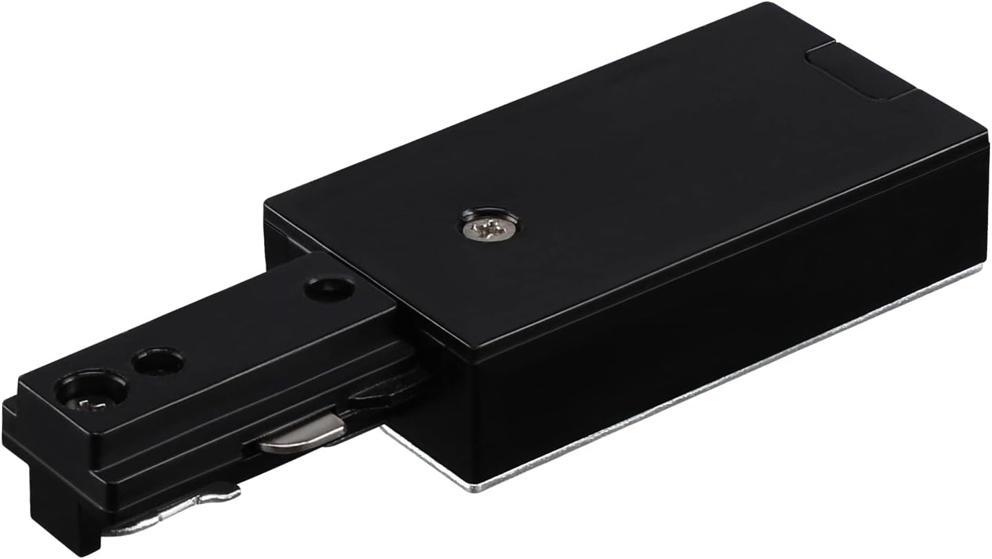 LEONLITE H Track Live End Feed Connector Black