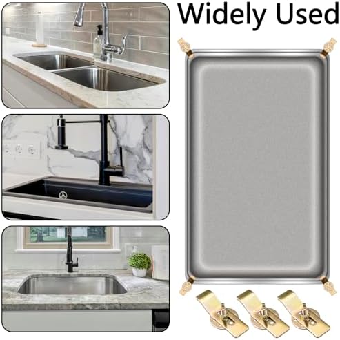 12PCS Undermount Sink Clips Gold Clamps