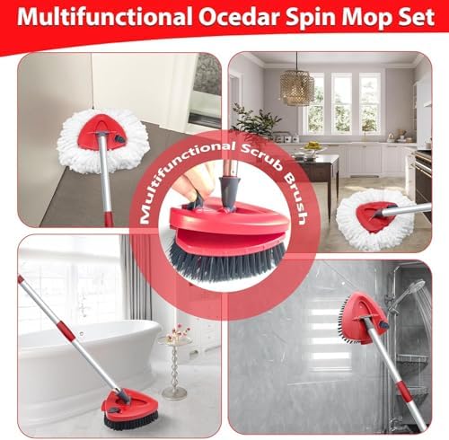 Bublador Spin Mop Head Replacement for O-Cedar EasyWring 1 Tank