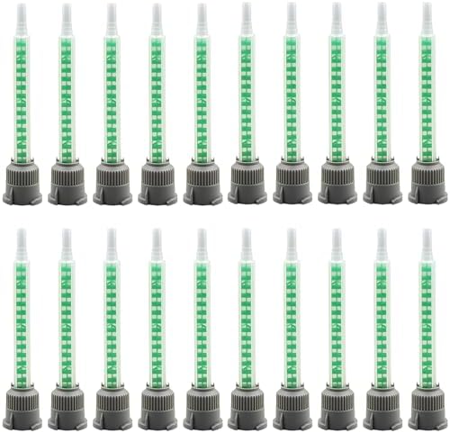 20-Piece Epoxy Mixing Nozzle Set for 50ml Cartridges
