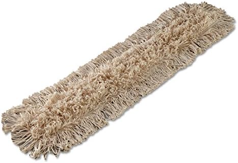 Boardwalk BWK1036 36 in x 3 in Cotton Dust Mop Head - White