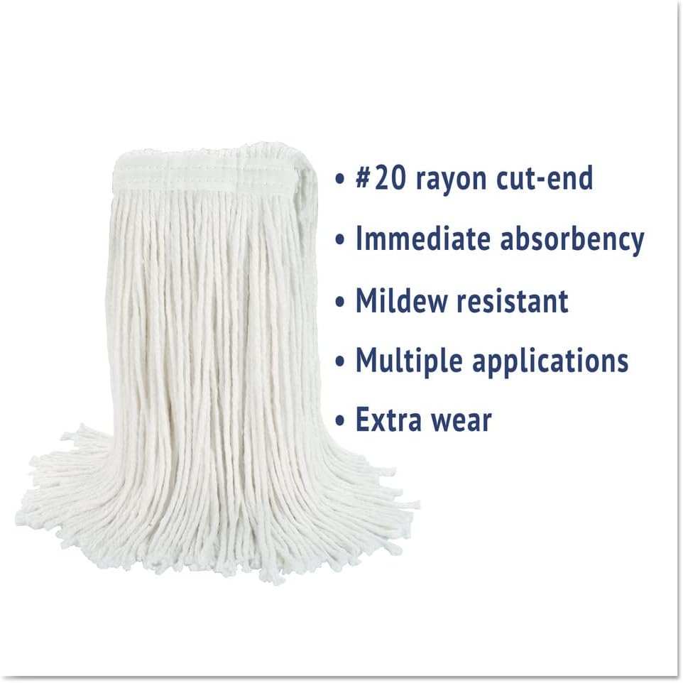 Boardwalk BWK2020REA Rayon Wet Mop Head - White
