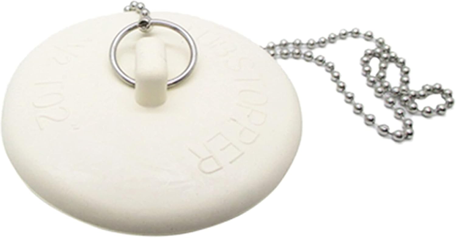 Gadgetime USA Tub Stopper with Chain for 15 to 2 Inch Drains