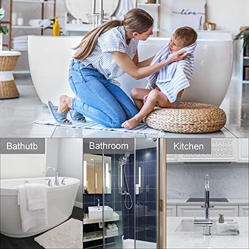 4 Piece Drain Covers Hair Stopper for Shower and Kitchen