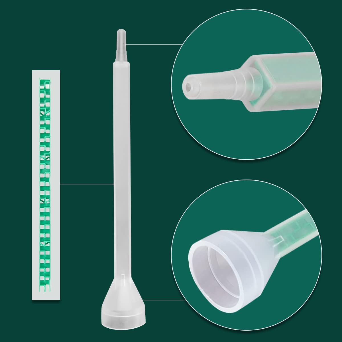 Weilan 24 Element Square Static Mixing Nozzle Tips