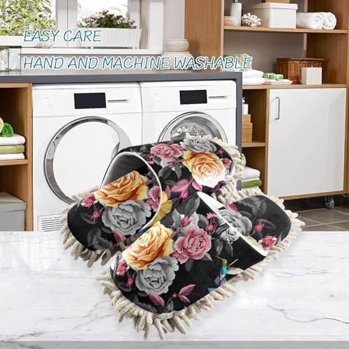 Sinestour Hummingbird Mop Slippers for Floor Cleaning 1