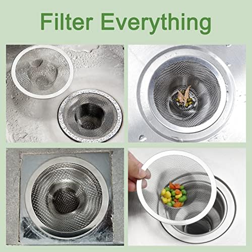 50pcs Stainless Steel Sink Strainer with Wire Mesh 275 Diameter