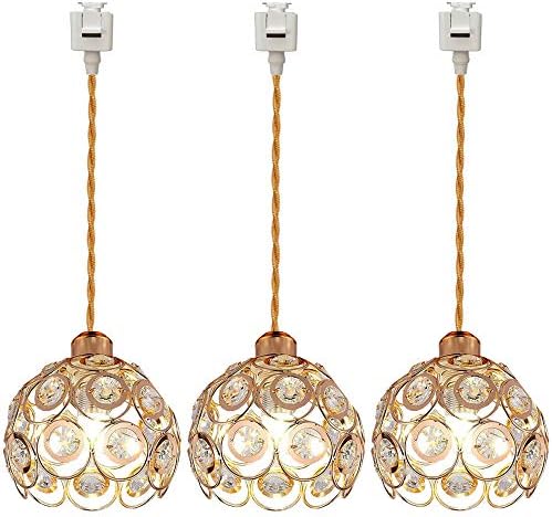 SKIVTGLAMP Dimmable Iron Globe Pendant Light 3-Light Set