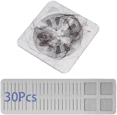 30 PCS Drain Hair Catcher Set for Kitchen Bathroom