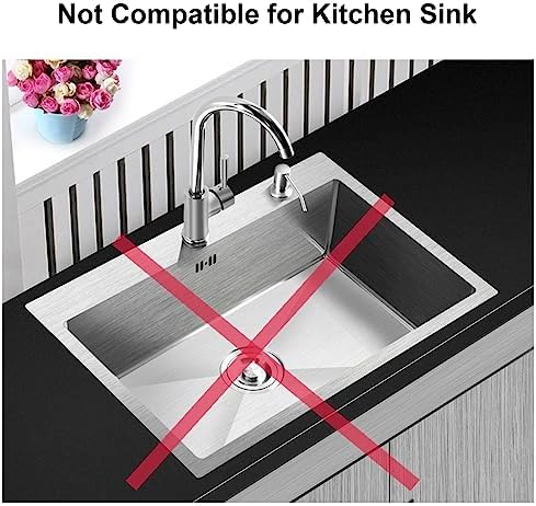 6-Pack Bathroom Sink Drain Strainer - Hair Catcher Prevents Clogs