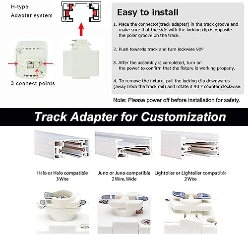 Kiven H-Type Track Pendant Light Adjustable