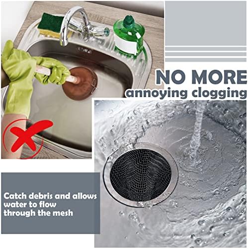 Shimeyao 100 Pcs 275 Mesh Sink Strainers