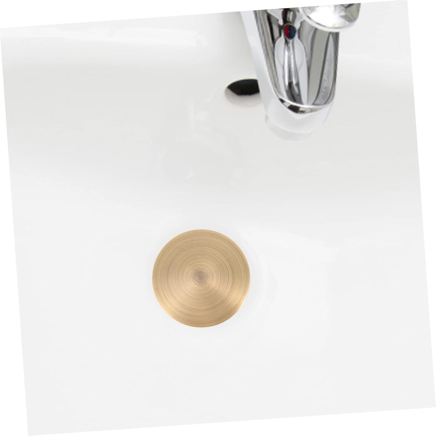 Housoutil Copper Sink Drain Stopper Pop-up Strainer