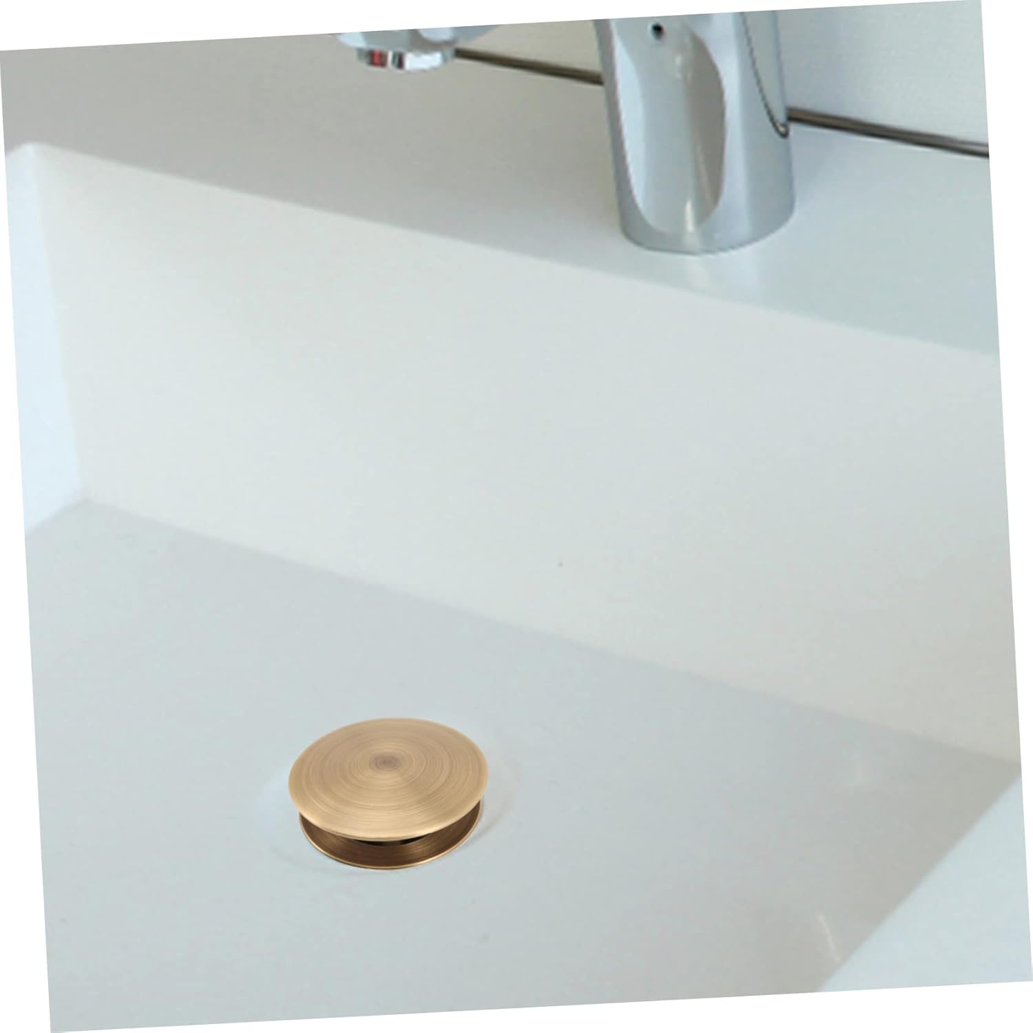 Housoutil Copper Sink Drain Stopper Pop-up Strainer