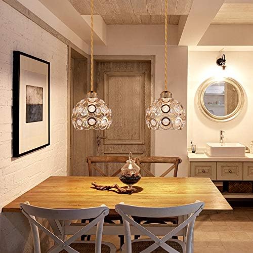 SKIVTGLAMP Dimmable Iron Globe Pendant Light 3-Light Set
