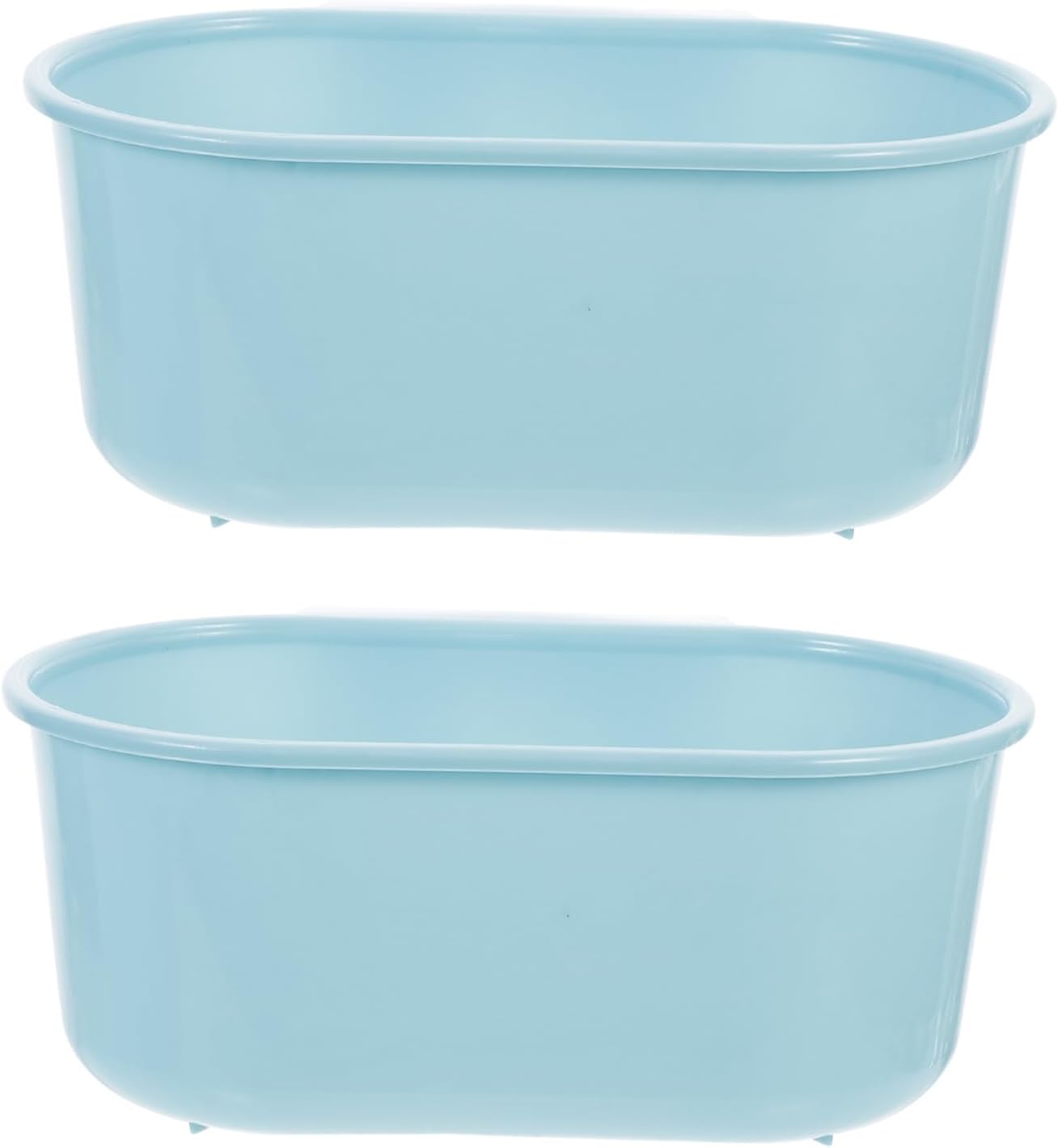 FOYTOKI 2Pcs Multifunctional Hanging Sink Drain Basket