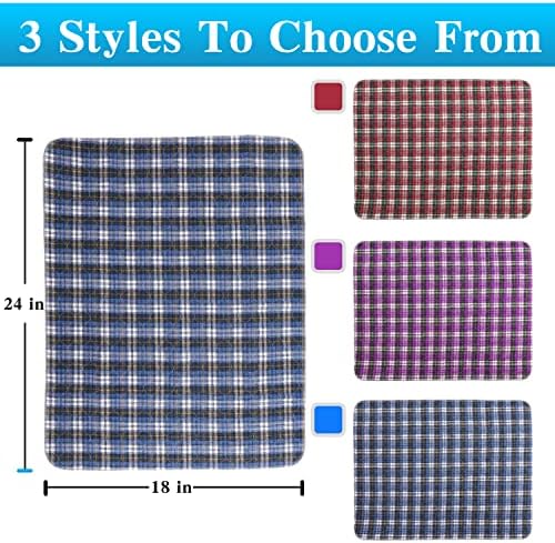 pegirra Non-Slip Bed Pads 18 x 24 Waterproof Reusable