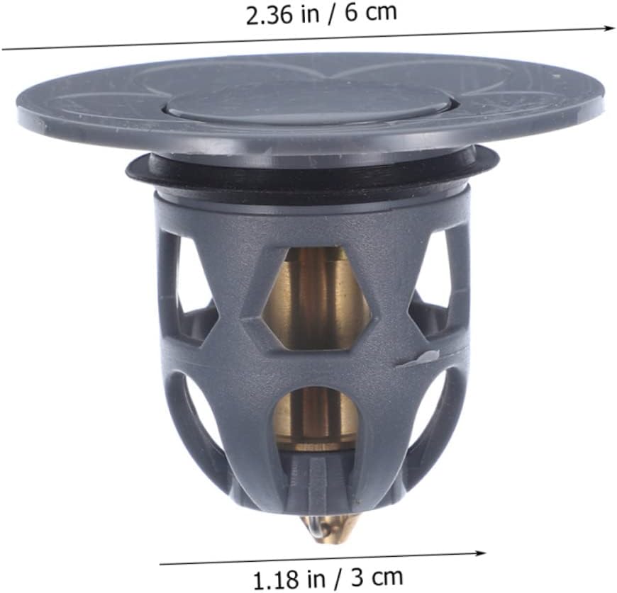 UKCOCO 2pcs Universal Bathtub Drain Plug Copper Material No Leak Easy Install