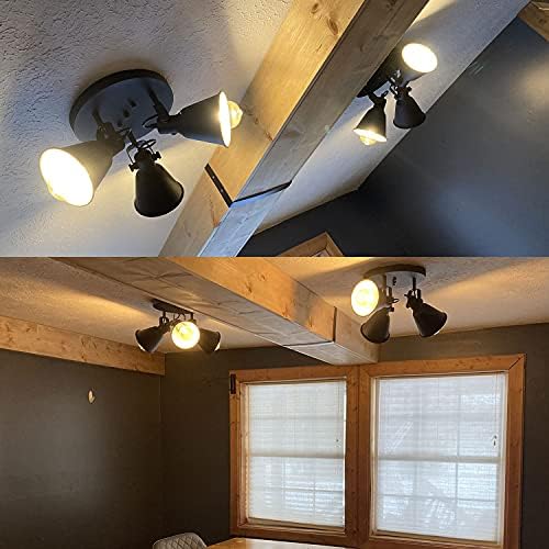 DIRYZON EUL 3 Light Ceiling Spot Light Matte Black Industrial Design