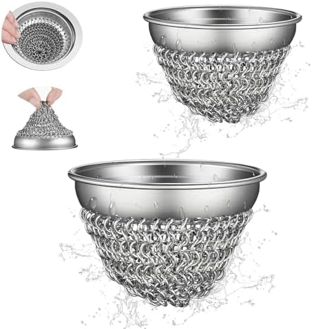Wokdada Reversible Stainless Steel Sink Strainer