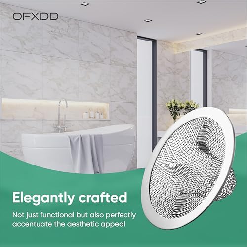 OFXDD Bathtub Drain Cover Hair Catcher 3 Inch 1
