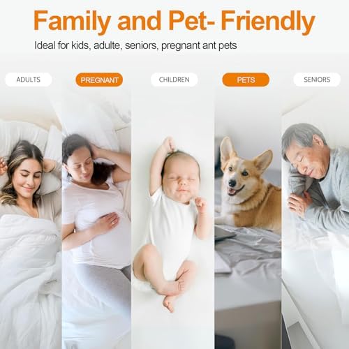 RIQINXIN Large Reusable Incontinence Bed Pad 32x54in