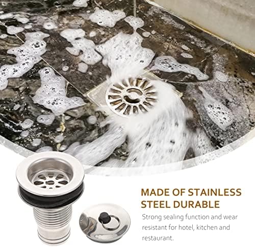 SOESFOUFU Stainless Steel Sink Drain Stopper