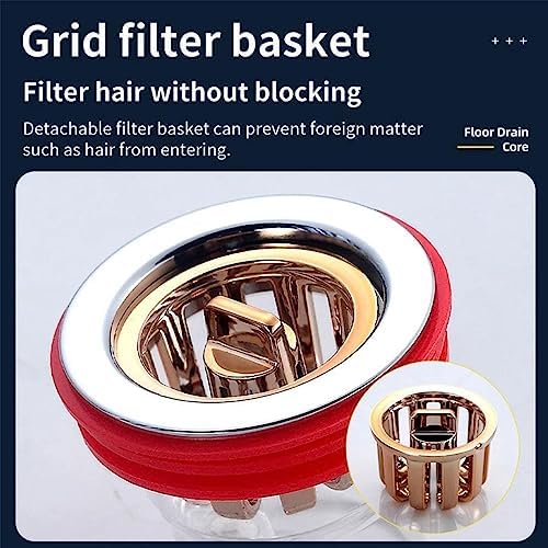 1 Piece Floor Drain for Bathroom Kitchen and More