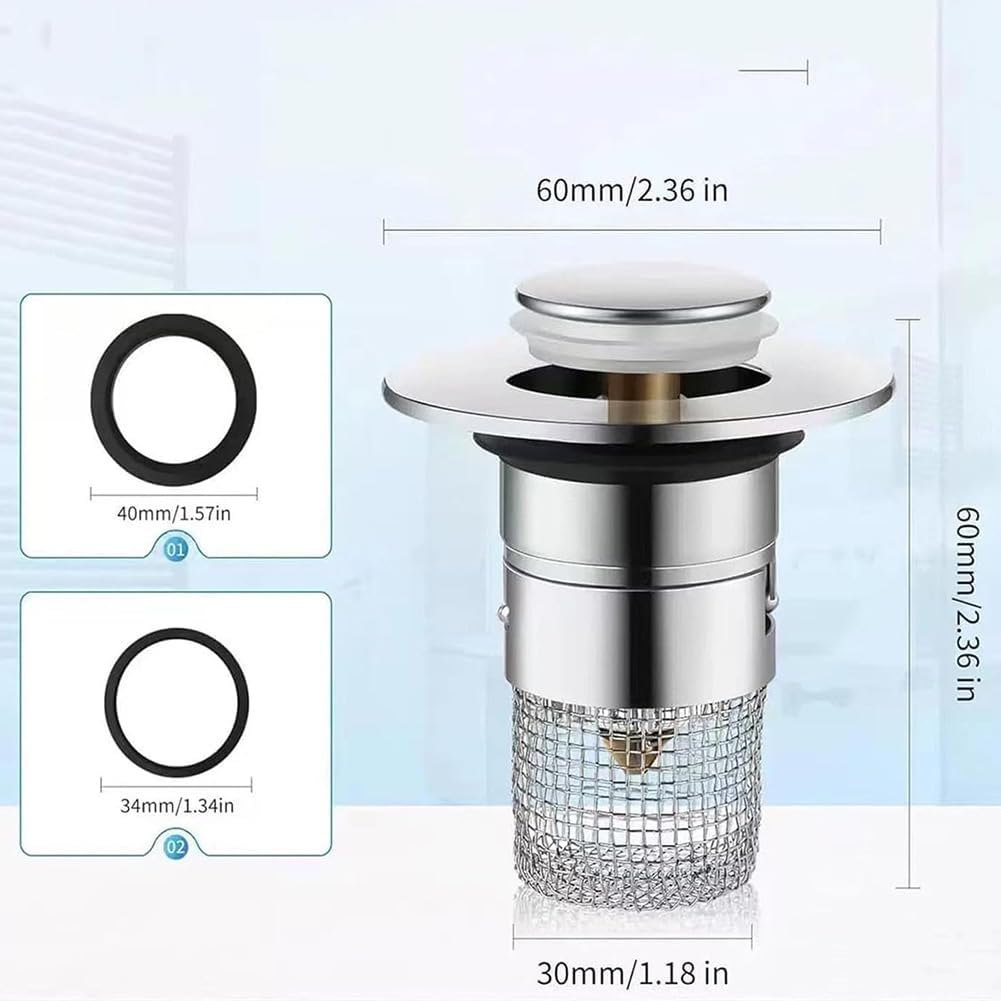 Timinamy Drain Filter with Removable Basket 1