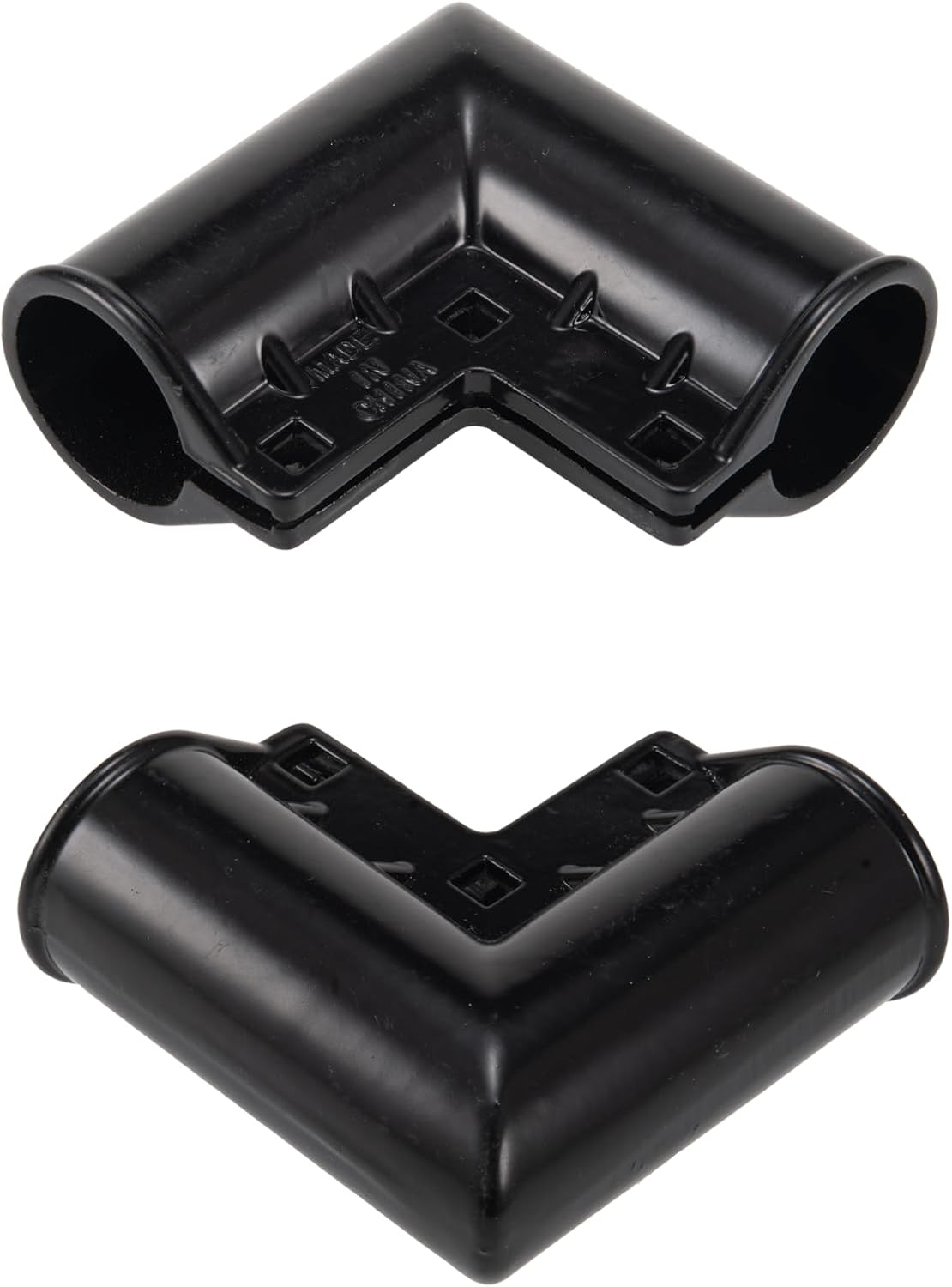 Dailydanny Chain Link Fence Gate Corner 4 Pack Black 1