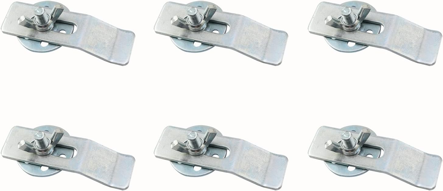 6PCS Galvanised Steel Sink Clamps for Kitchen and Bathroom 1
