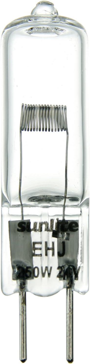 Sunlite T4 EHJ Clear Bi-Pin Light Bulb 250W 24V 8000 Lumens