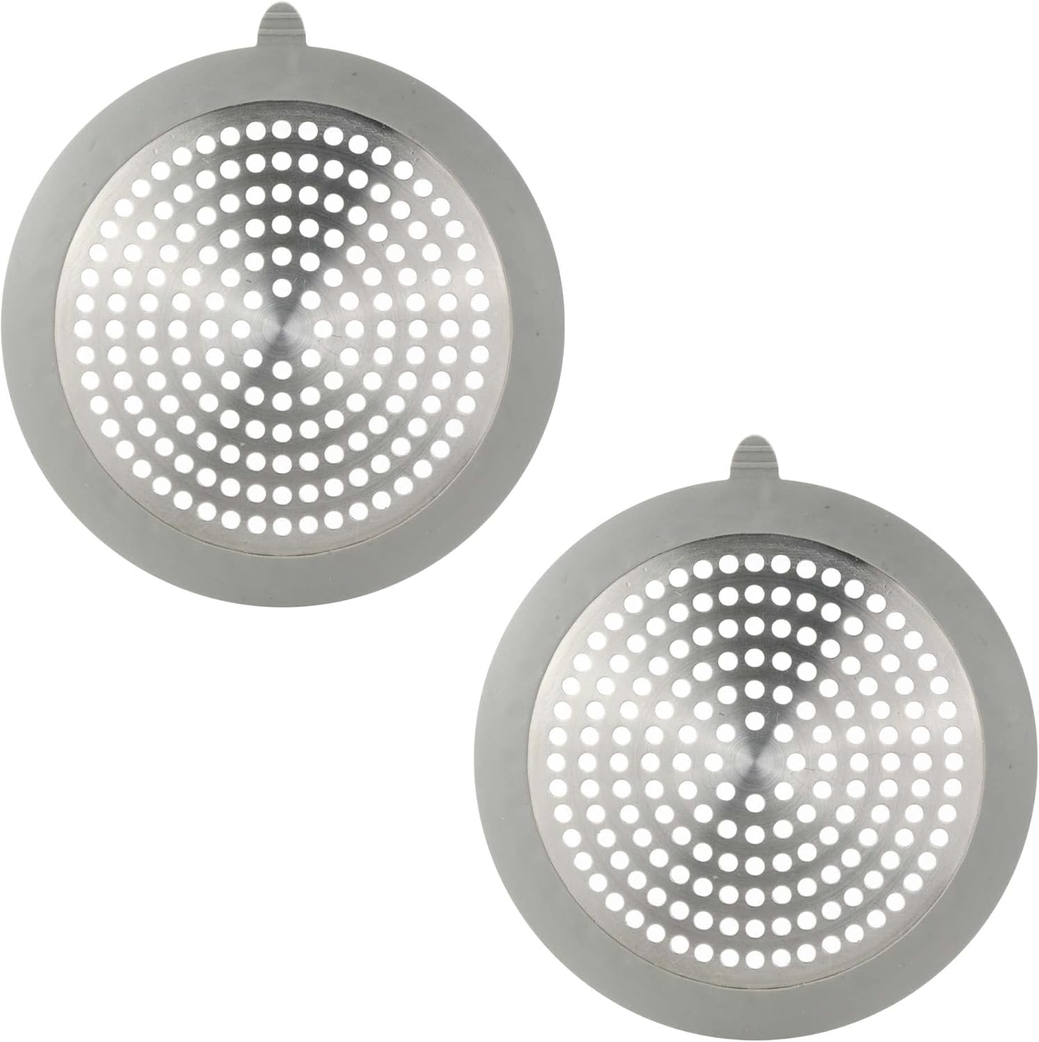 Danco 11040P 2-Pack Drain Hair Catcher for Sink and Tub