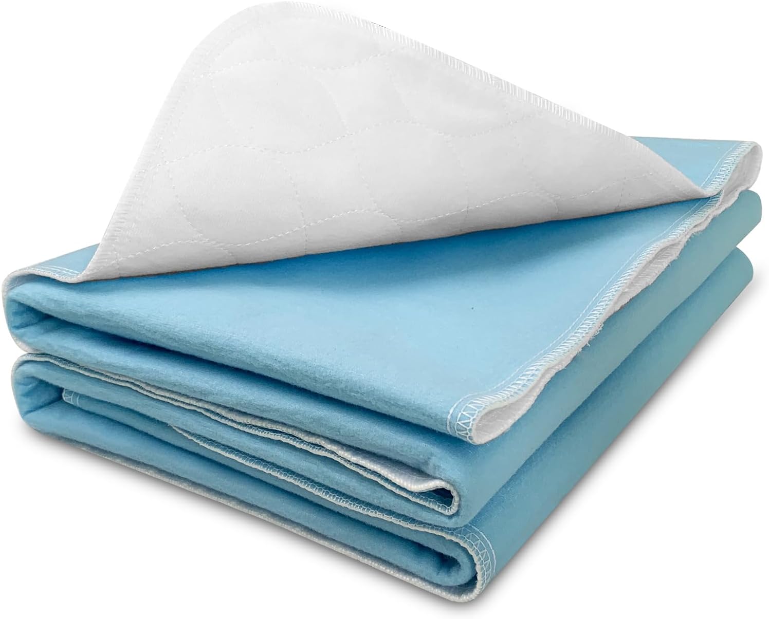 Bamuho 4-Layer Waterproof Bed Pad - Cyan 34x52