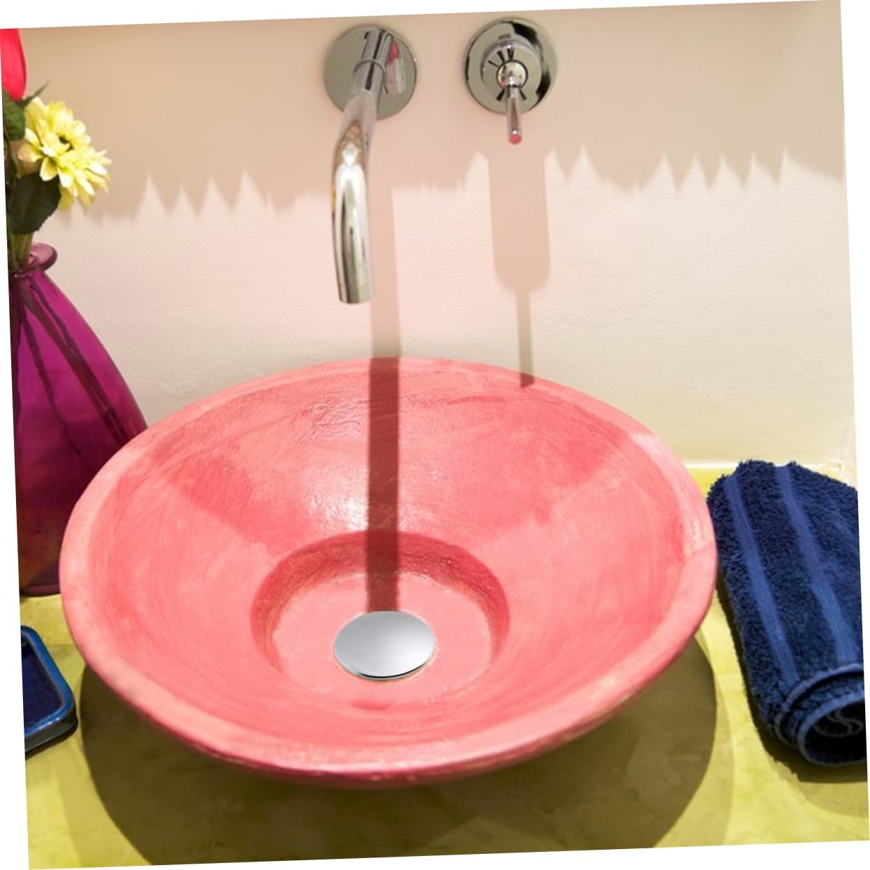 Jojofuny Bath Tub Drain Stopper Pop-Up Cover