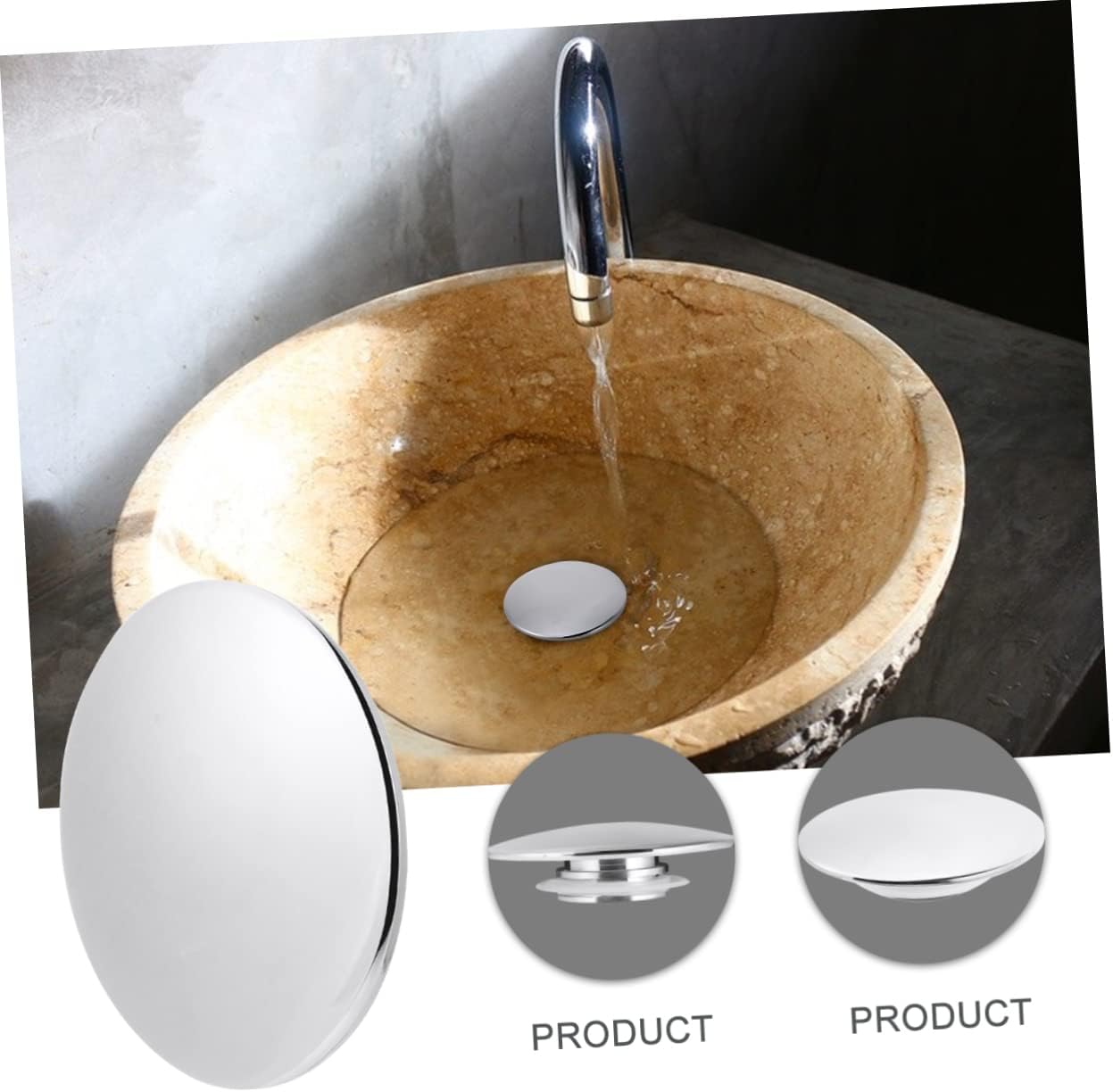 Angoily Pop-Up Drainage Emitter for Sink and Bathtub
