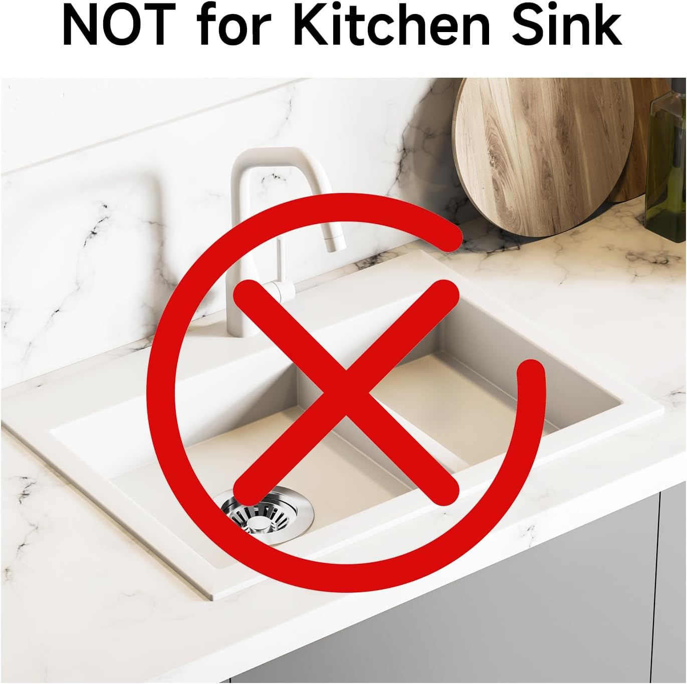 2PCS Bathroom Sink Drain Strainer Cover with Hair Catcher