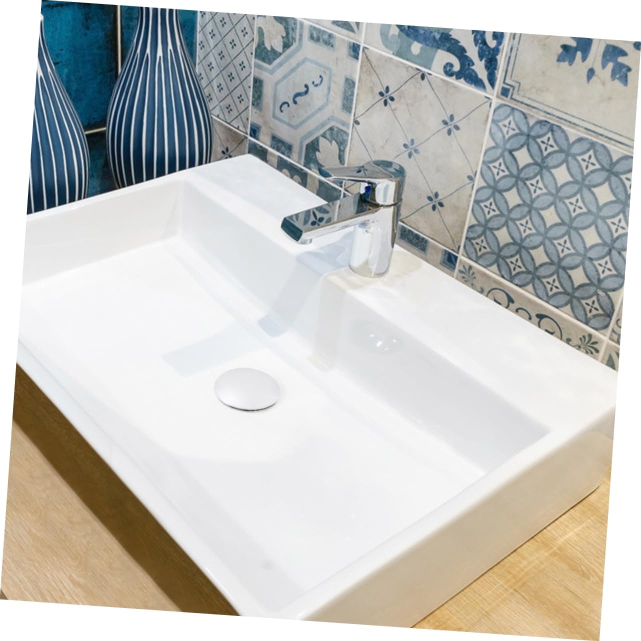COHEALI Zinc Alloy Pop Up Drain Cover for Kitchen Bathroom Laundry