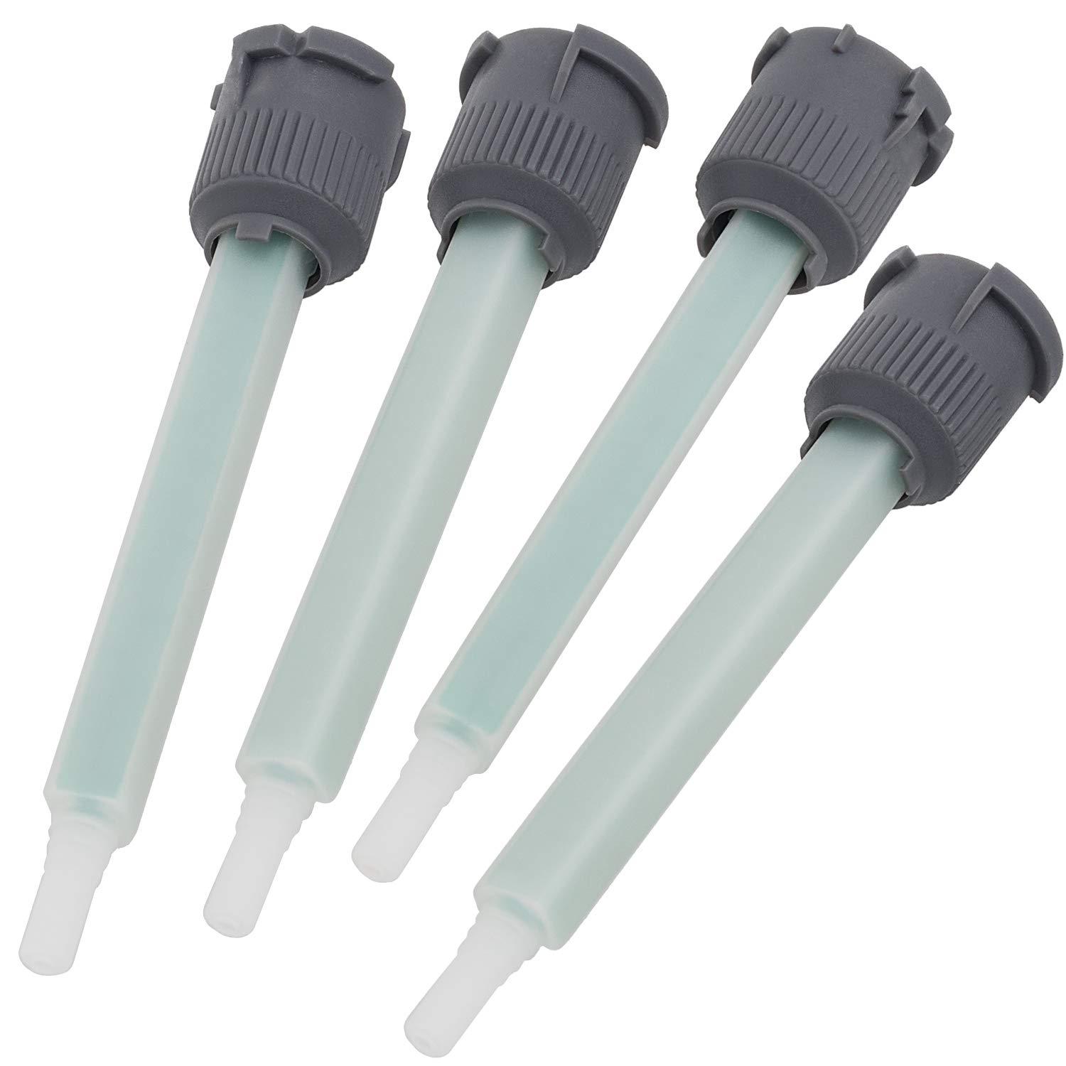PAGOW 20 Pcs Epoxy Mixing Nozzle Tips for AB Glue Cartridge