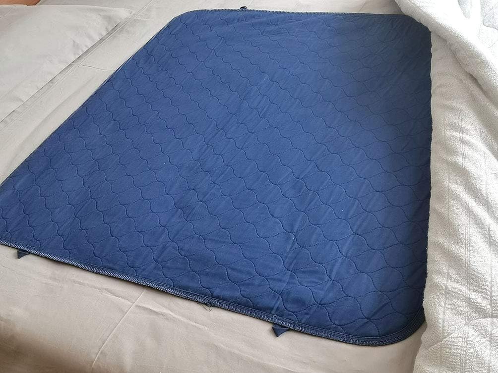 Careboree Reusable Bed Pads 34X36 Inches Navy Blue 1