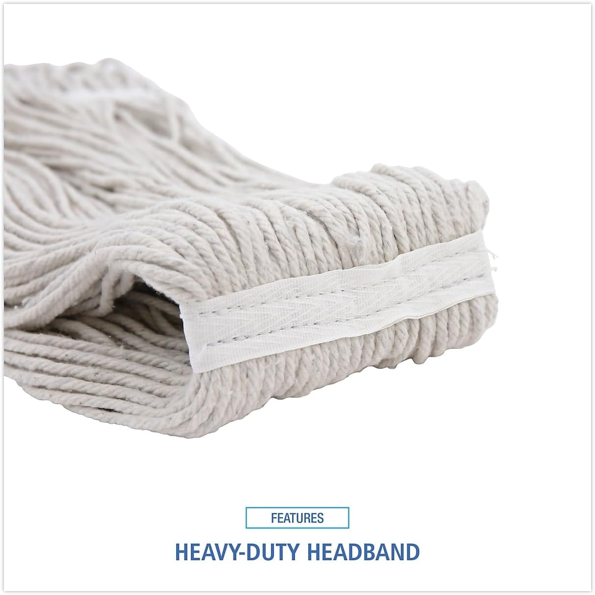 Unisan Boardwalk 2032CEA Cut-End Wet Mop Head White