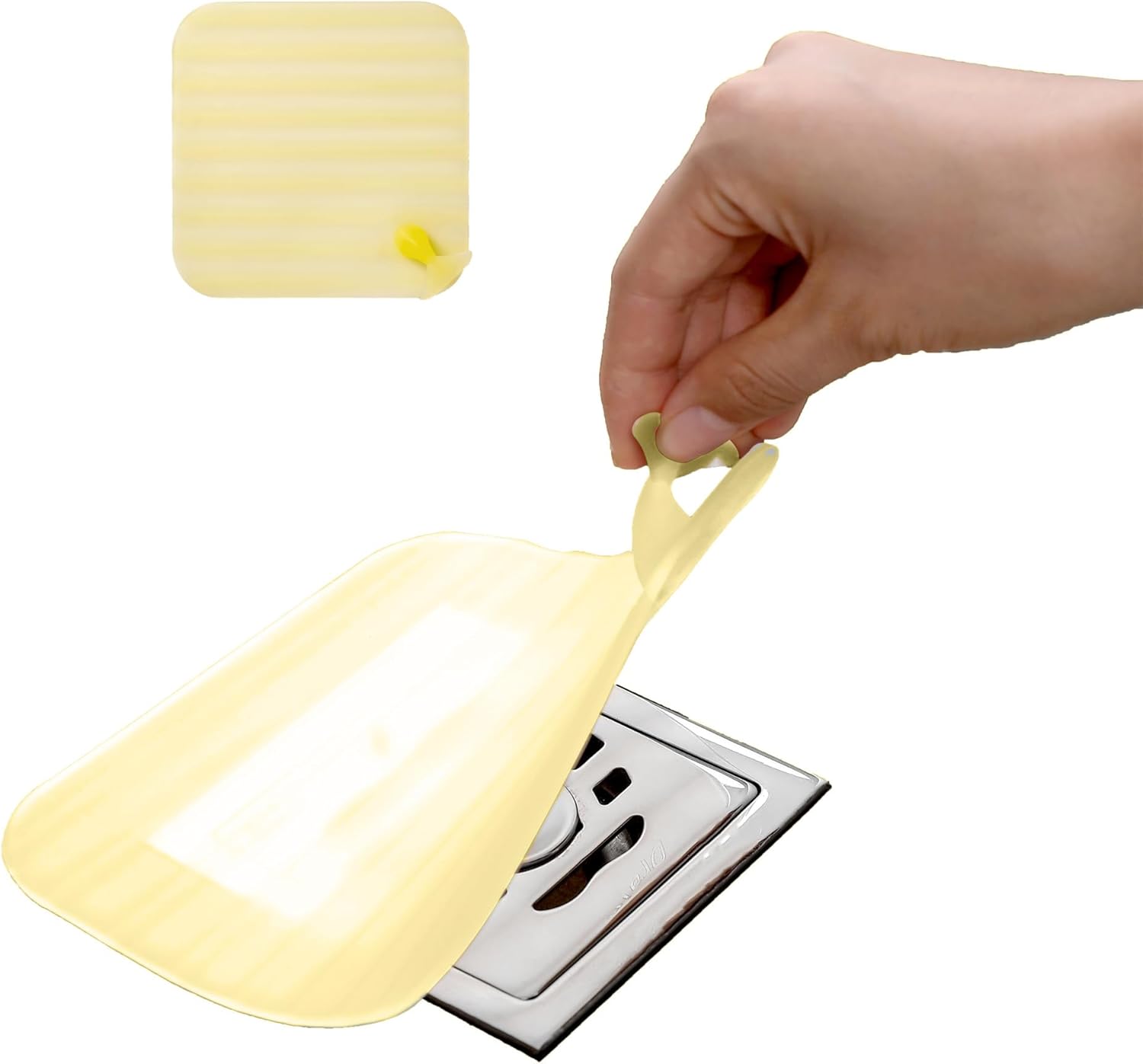 MAOYONG Silicone Tub Sink Stopper Yellow 59 Inch