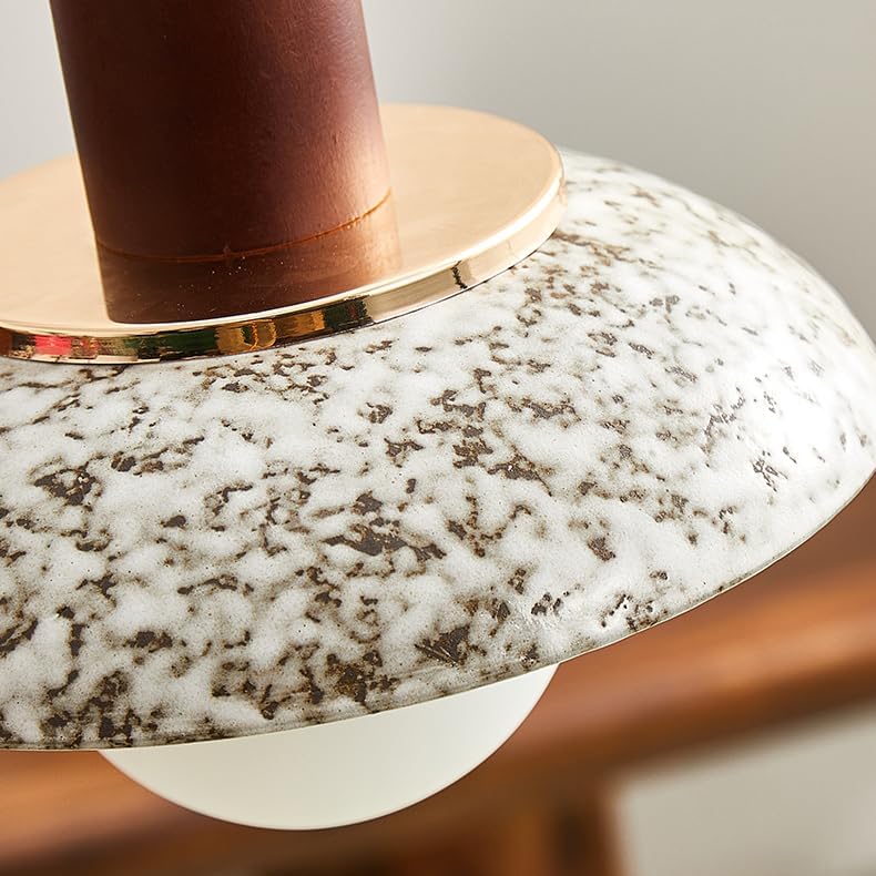 Kiven L Style 2-Wire Track Pendant Light with Ceramic Shade